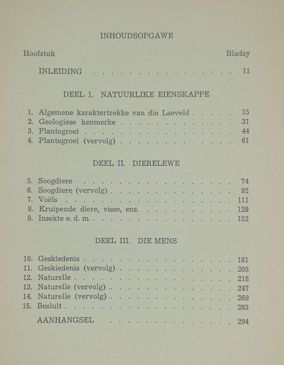1ste Druk 1949 - Die Laeveld, sy Natuurlewe en sy Mense (Luit.Kol. J. Stevenson-Hamilton)