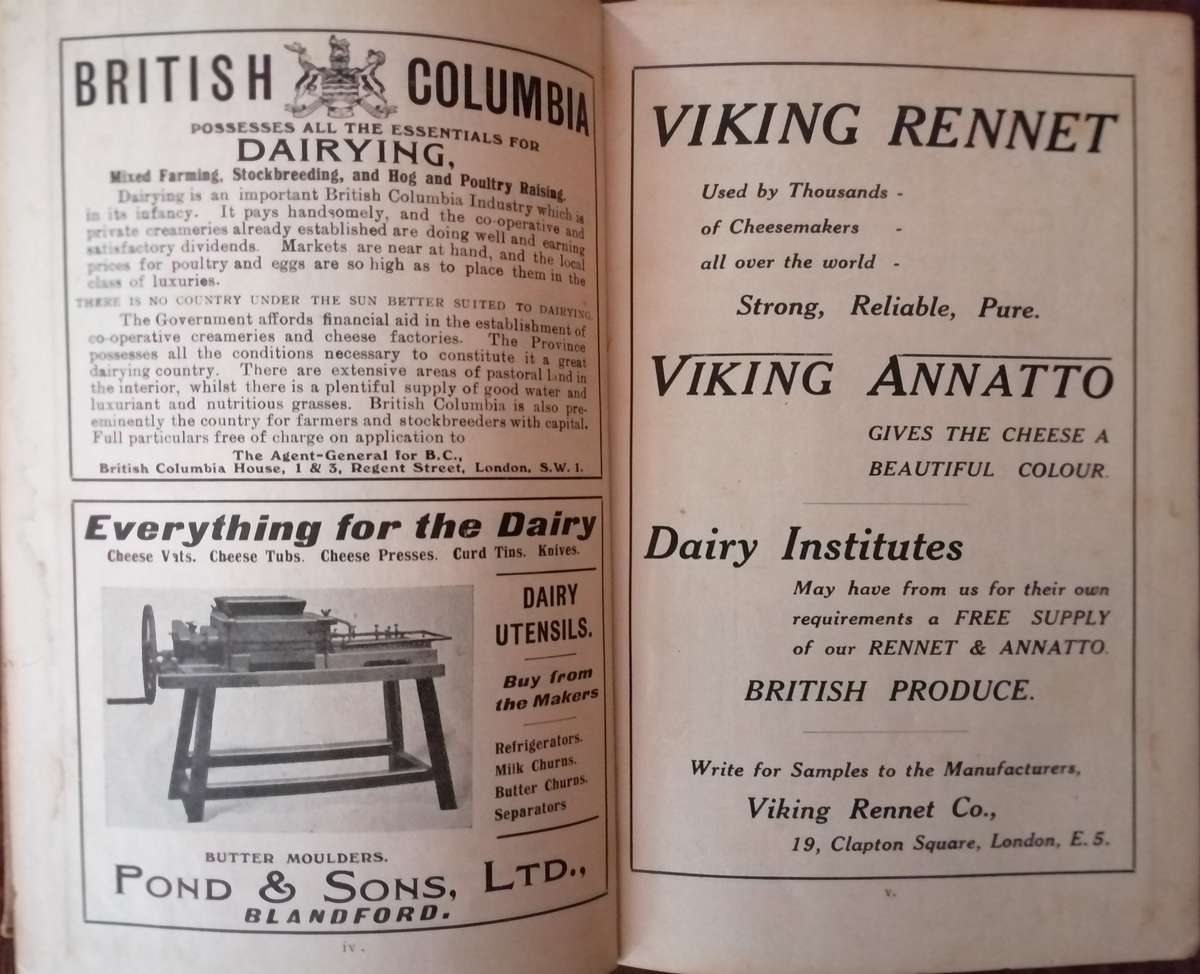 * 1917 * Practical Cheesemaking - A General Guide to the Manufacture of Cheese