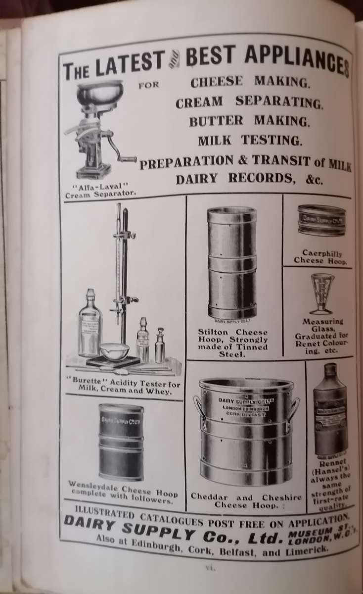 * 1917 * Practical Cheesemaking - A General Guide to the Manufacture of Cheese