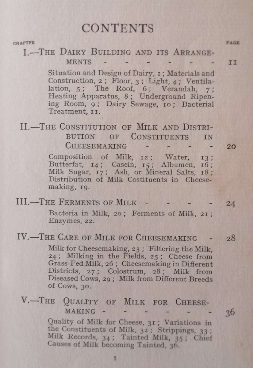 * 1917 * Practical Cheesemaking - A General Guide to the Manufacture of Cheese
