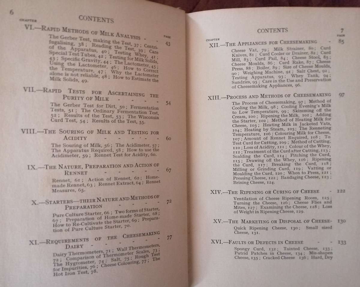 * 1917 * Practical Cheesemaking - A General Guide to the Manufacture of Cheese