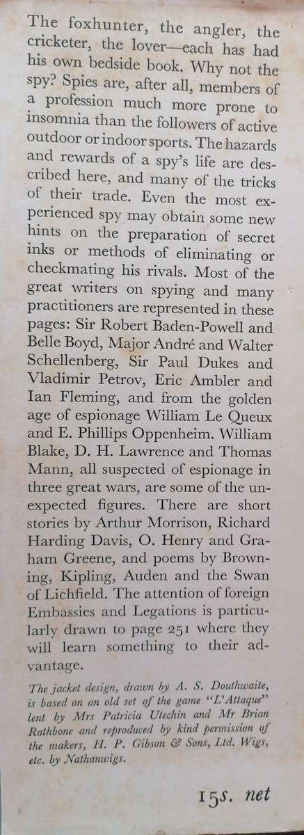 The Spy's Bedside Book. Graham Greene & Hugh Greene