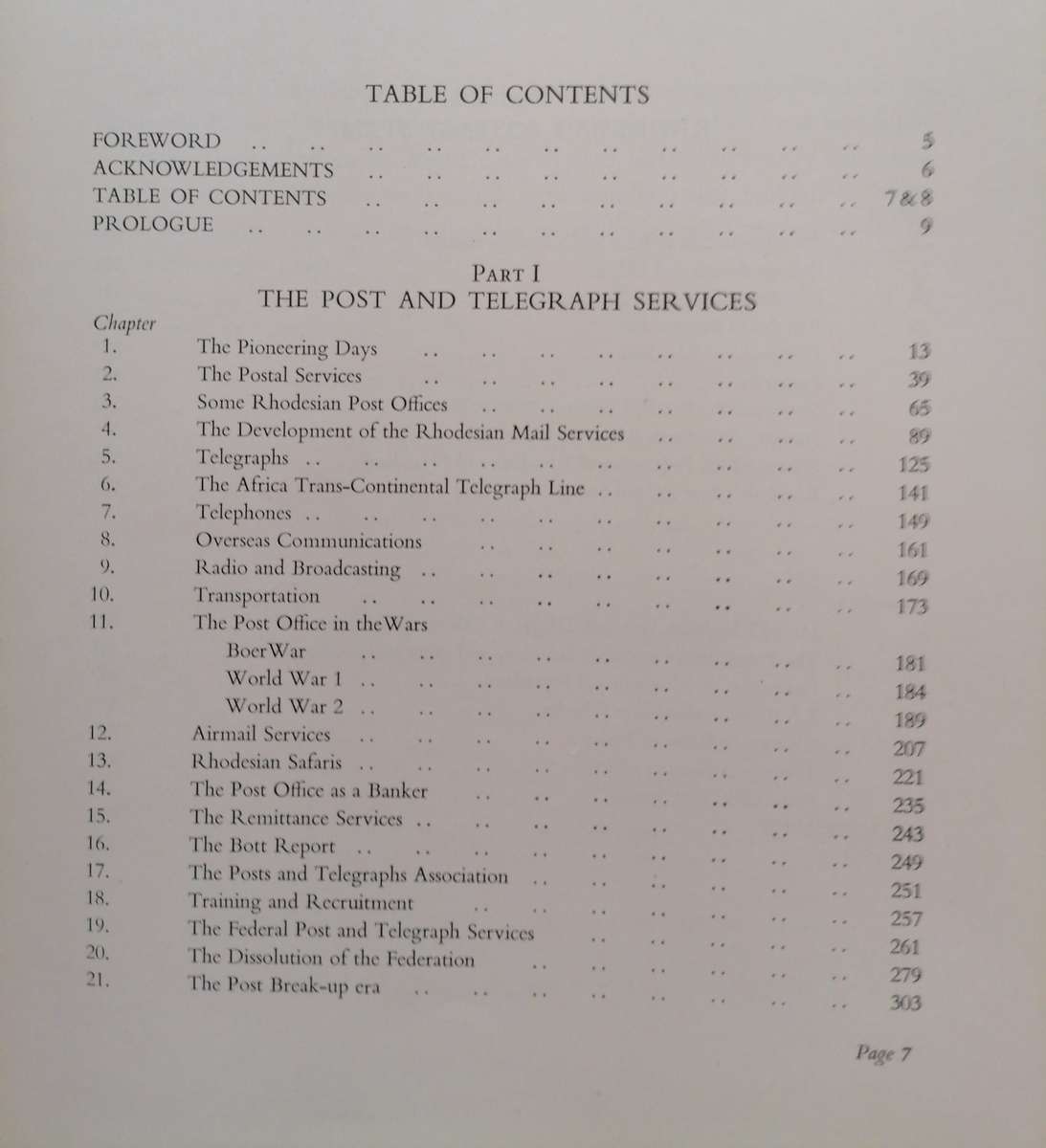 Rhodesia - A Postal History, It's Stamps, Posts & Telegraphs.