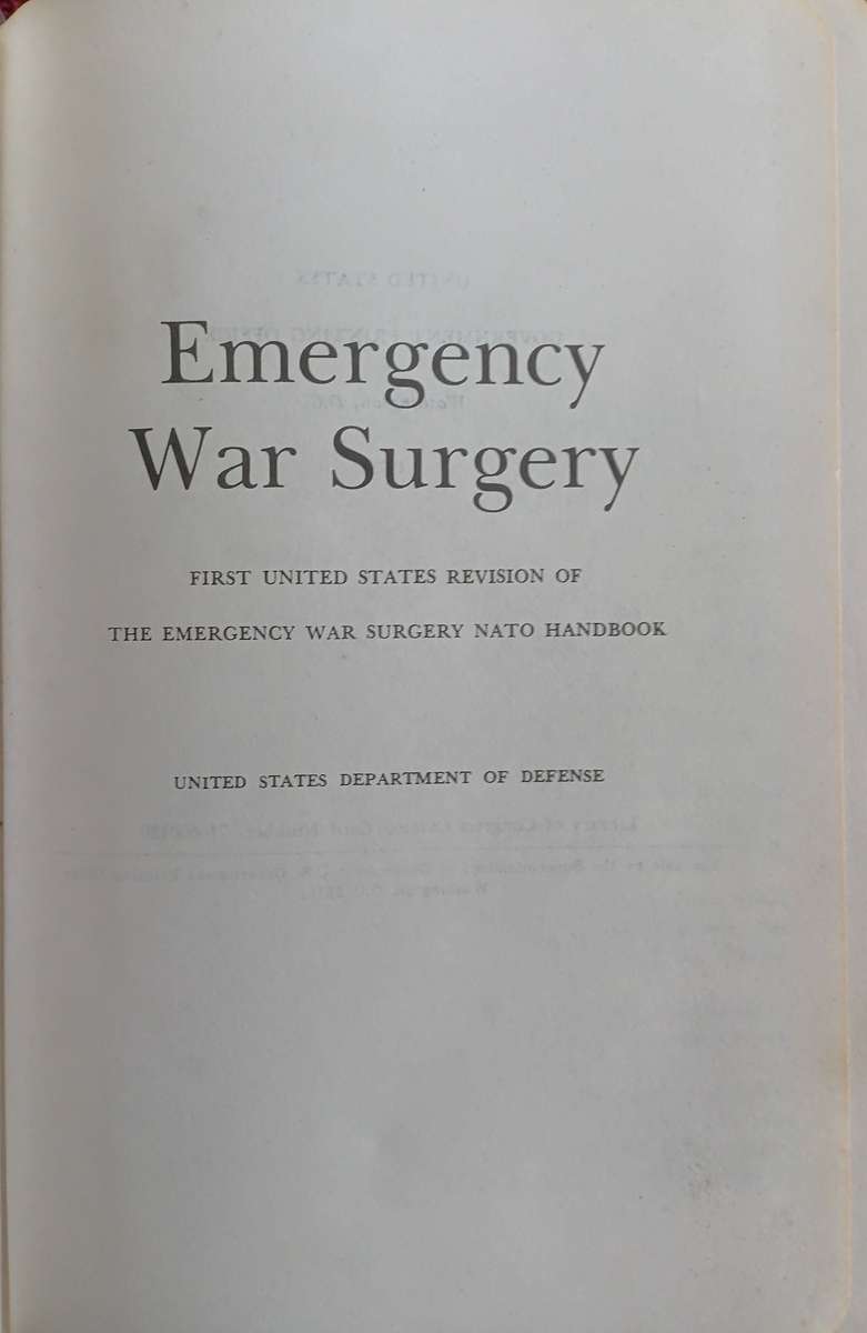Emergency War Surgery