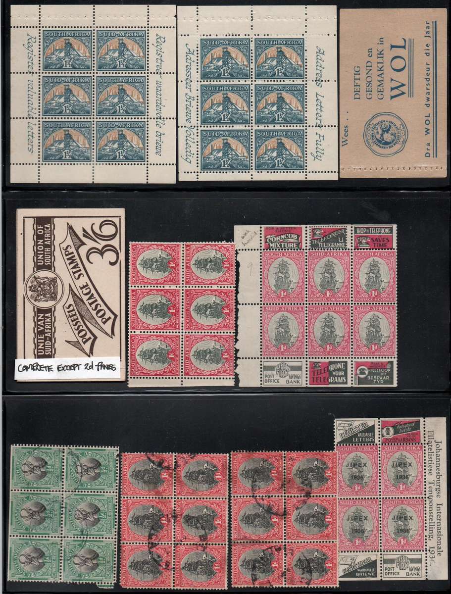 Selection of various Union booklet-related items in MNH/VFU-condition