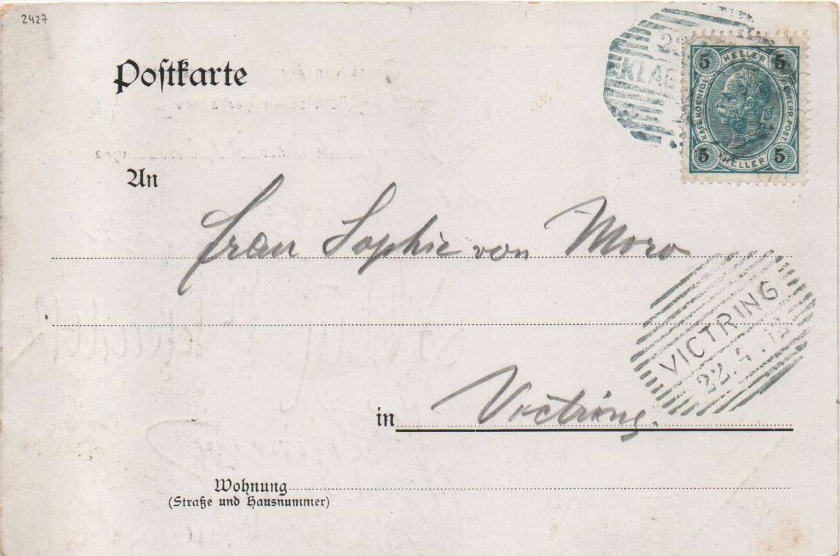 1902 ABW - Used Austrian postcard featuring Genl Louis Botha