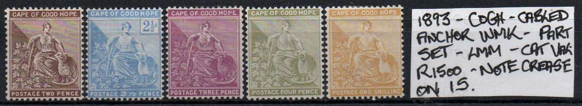 1893 COGH Definitive part set in LMM-condition