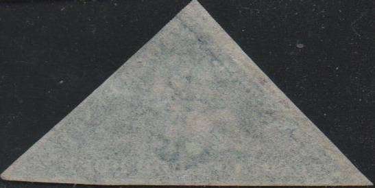1853 COGH deep blue & blue 4d Perkins Bacon Triangles (SACC 4 & 4a) in FU-condition