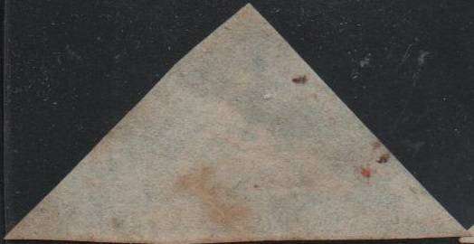 1855 COGH deep blue & blue 4d Perkins Bacon Triangles (SACC 6 & 6a) in FU-condition
