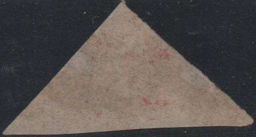 1858 COGH pale rose lilac on white paper 6d Perkins Bacon Triangle in FU-condition