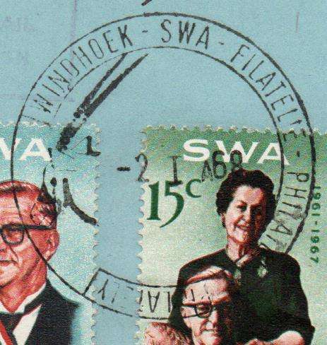 SWA write-up on CR Swart commemorative including scarce signed photo and FDC