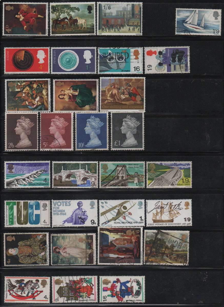 1967-68 - QEII Selection of sets/issues in MNH/MM/VFU-condition