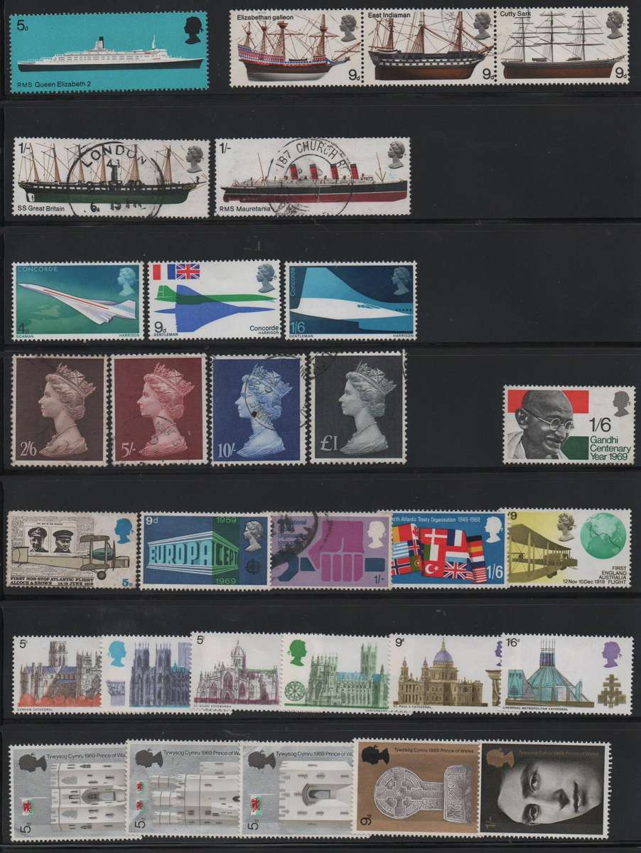 1969 - QEII Selection of sets/issues in MNH/MM/VFU-condition