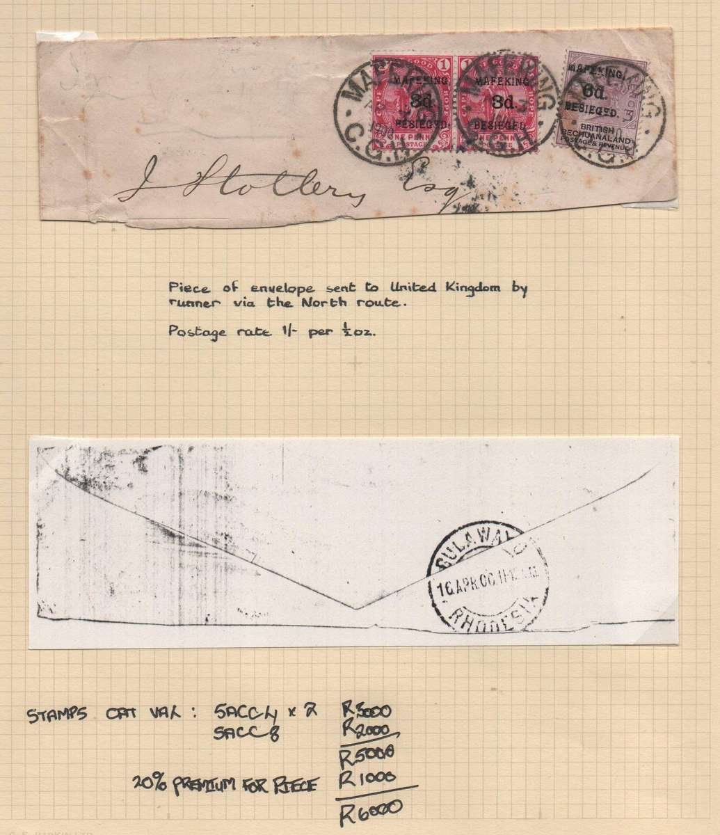 1900 - Scarce Mafeking piece in VFU condition