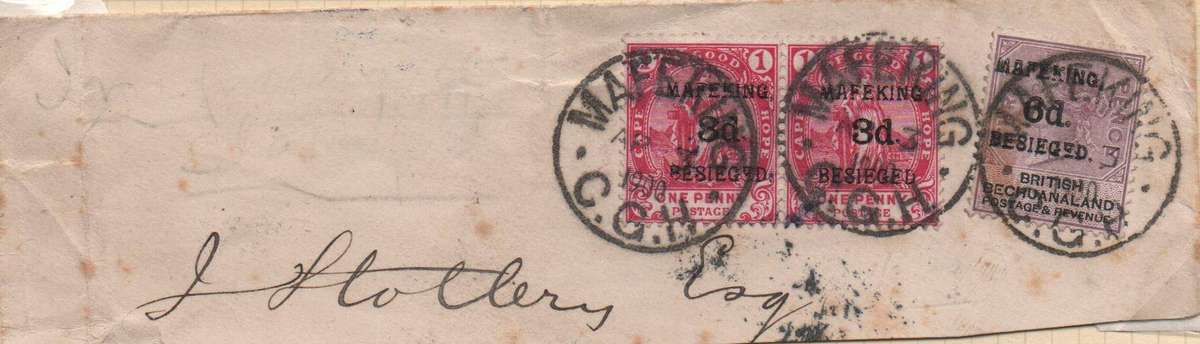 1900 - Scarce Mafeking piece in VFU condition