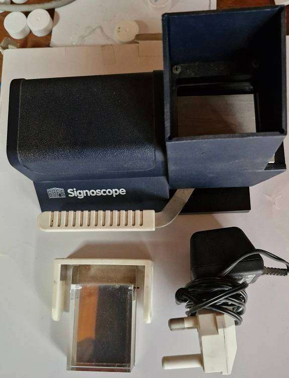 Signoscope in perfect working condition - New value R 6500 + international postage