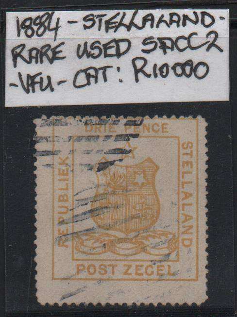 1884 Stelland 3d stamp in rare VFU-condition