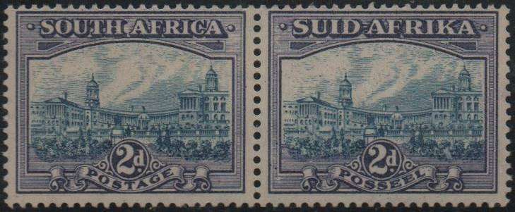 1938 Union Hyphenated Definitive 2d pair with varieties in LMM-condition