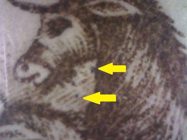 1938 Hyphenated Definitive 1s-pair with varieties in LMM-condition