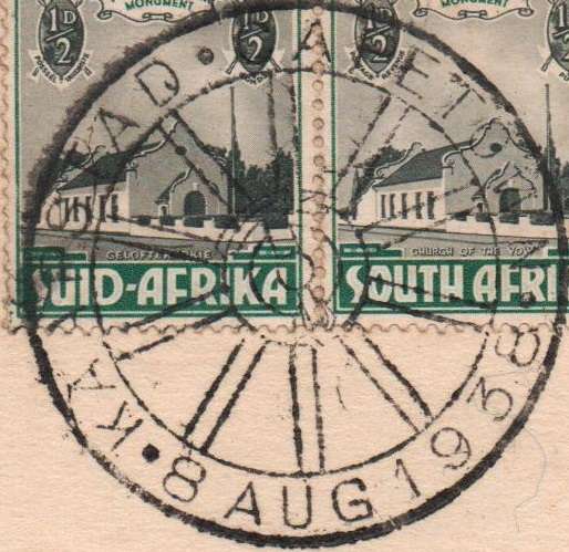 Union Voortrekker  bundle of 10 covers with various cancels (some scarce) in used-condition