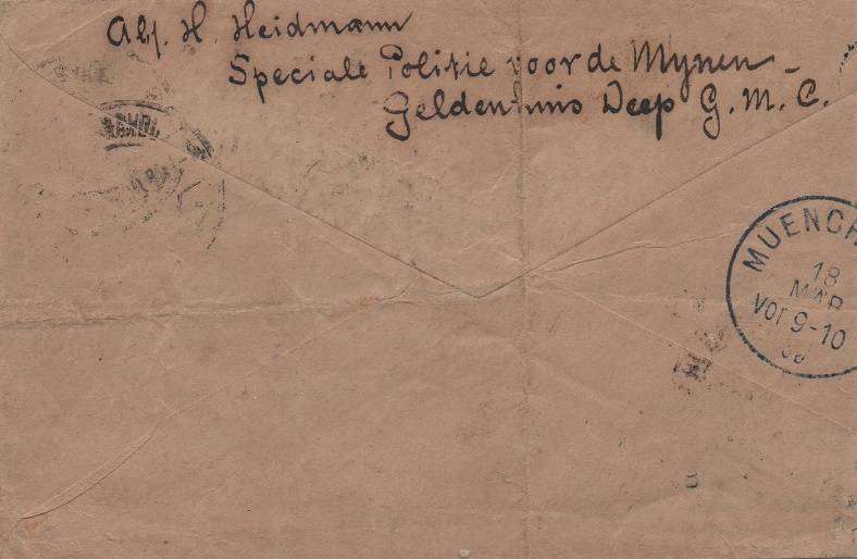 1900 ZAR cover to Germany just prior to the 2nd occupation by GB.