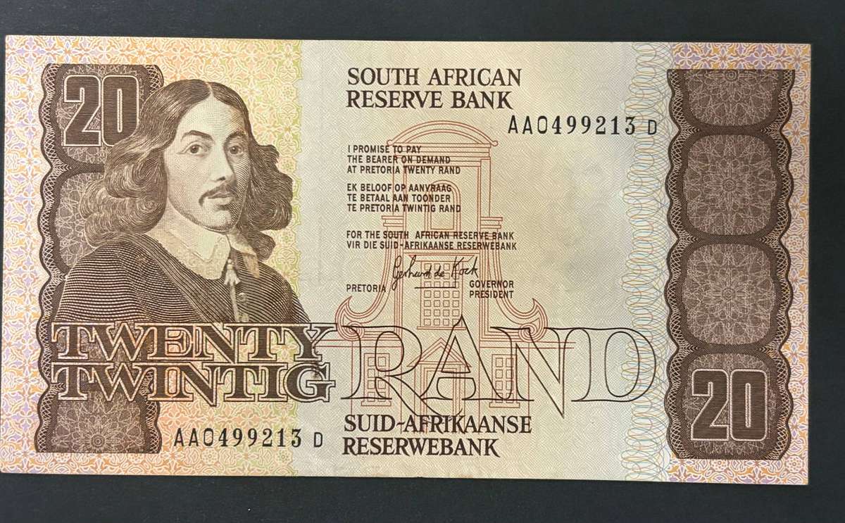 Twenty rand gpc de Kock AA Note