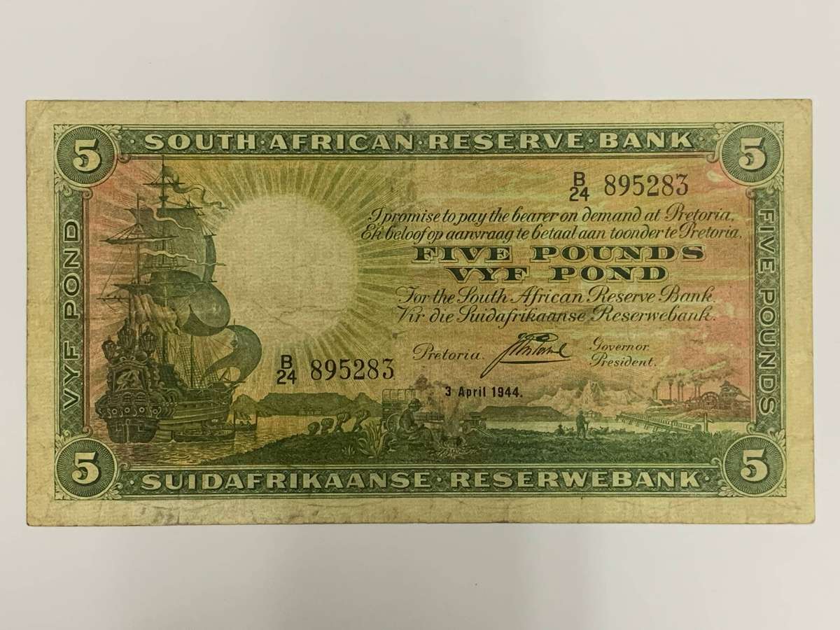 J Postmus 1944 five pound