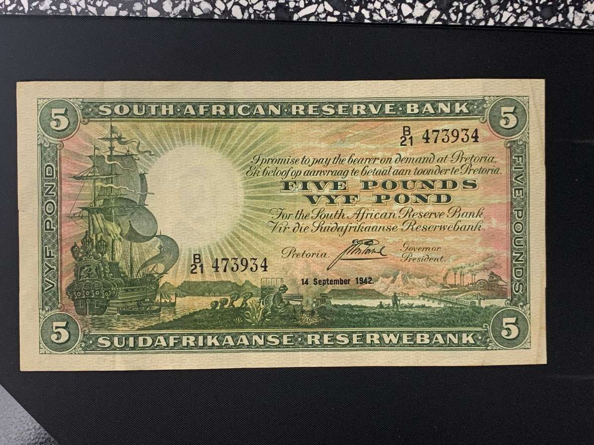 1942  five pound