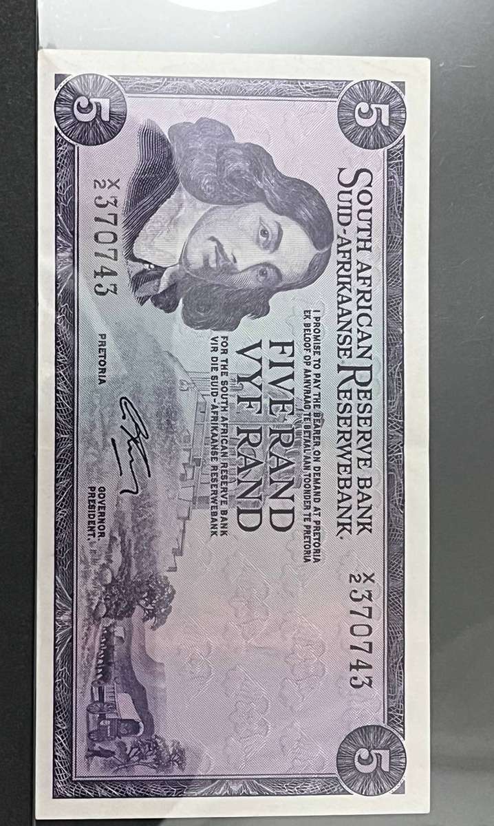 G Rissik x2 replacement five rand. Very Rare bargain