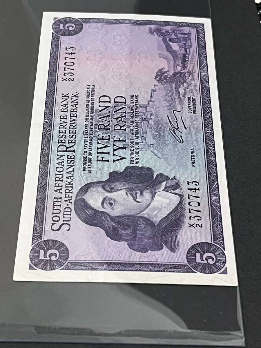 G Rissik x2 replacement five rand. Very Rare bargain