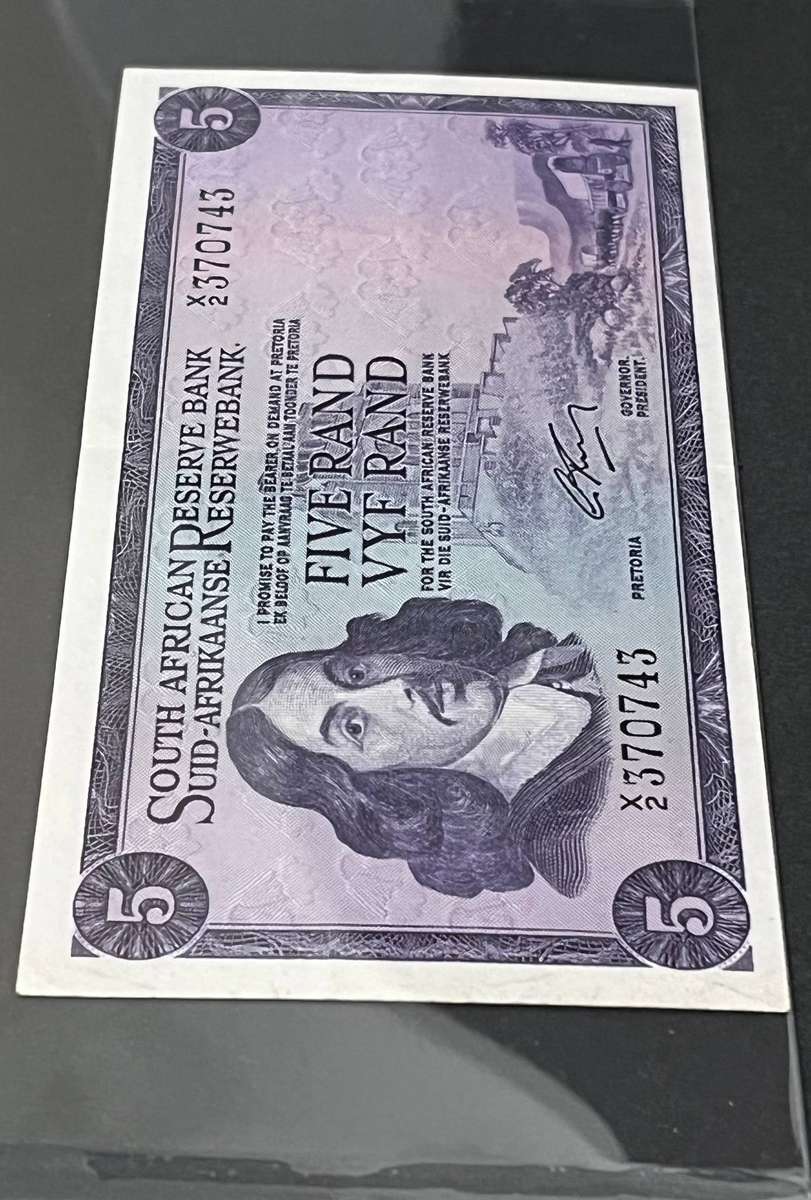 G Rissik x2 replacement five rand. Very Rare bargain