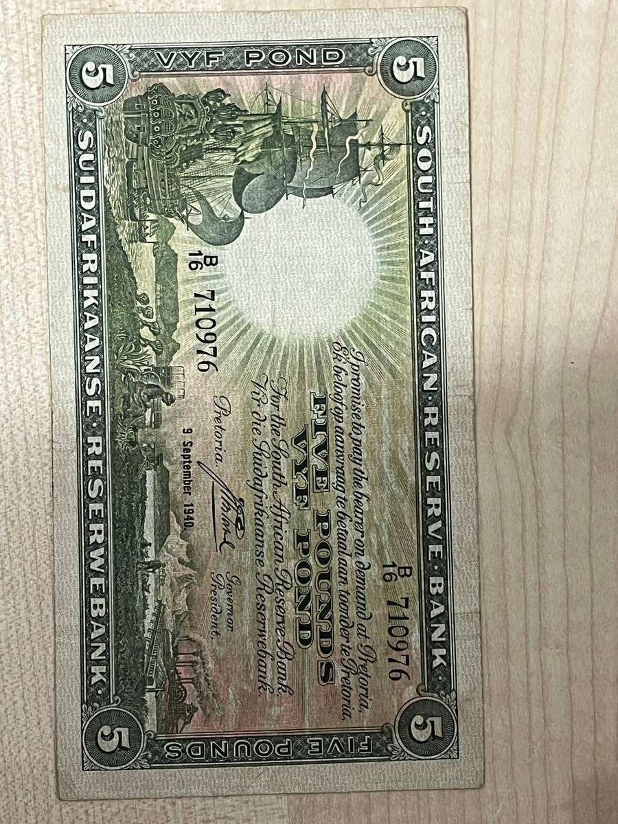 1940 J Postmus Five pound