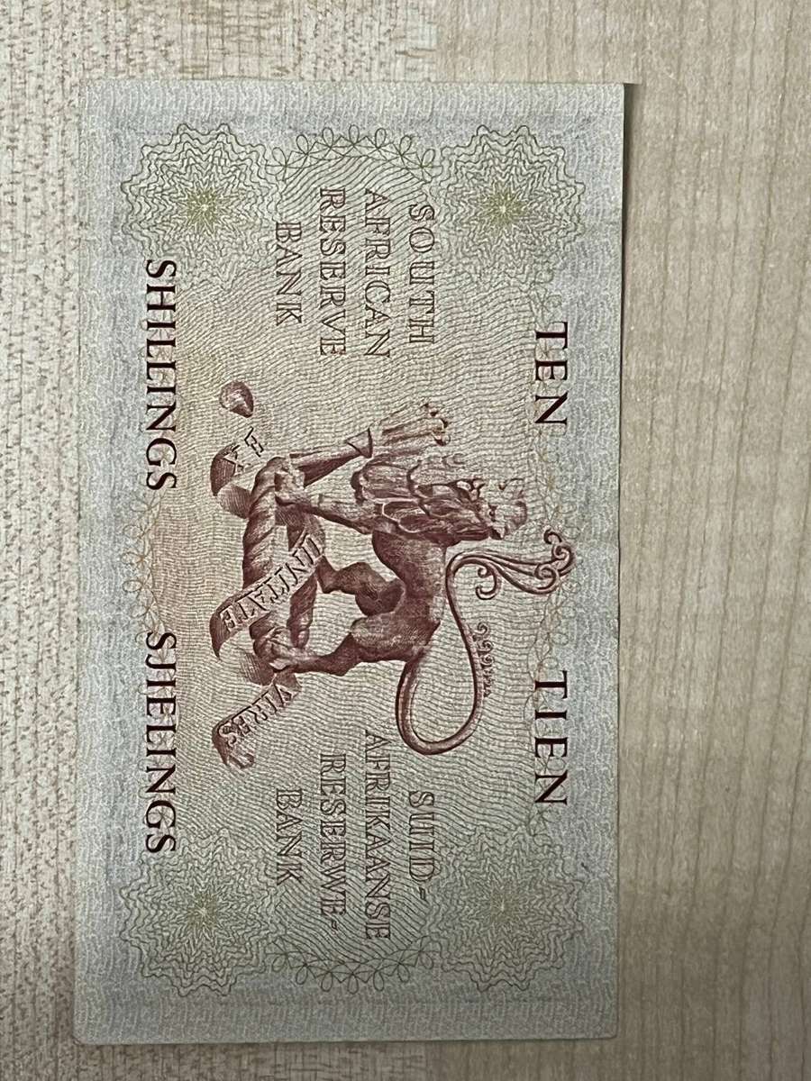 1956 Ten shillings