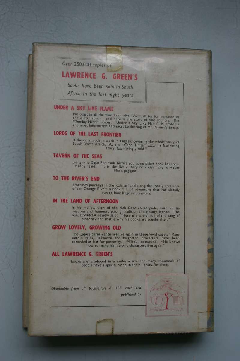 Karoo - Lawrence Green - First Edition 1955