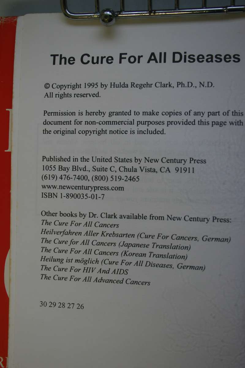 The Cure for all Diseases - Hulda Regehr Clark