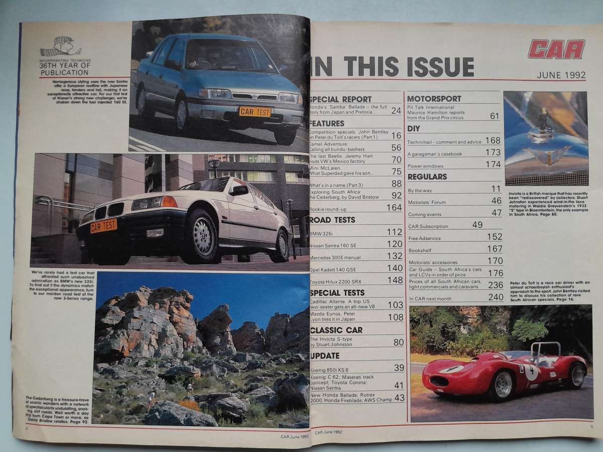 CAR Magazine - December 1991 and June 1992.