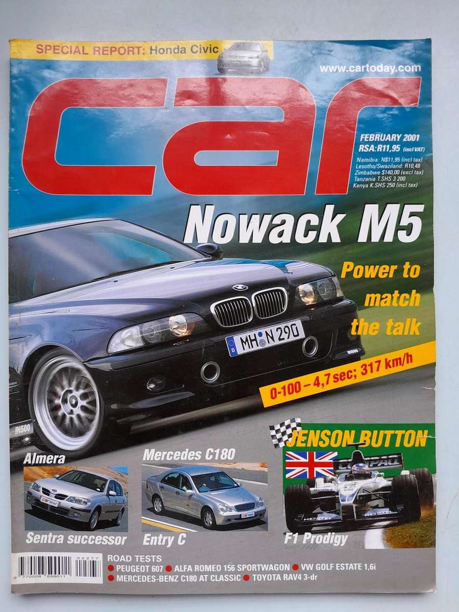 CAR Magazine - February 2001. - a few pictures cut out.