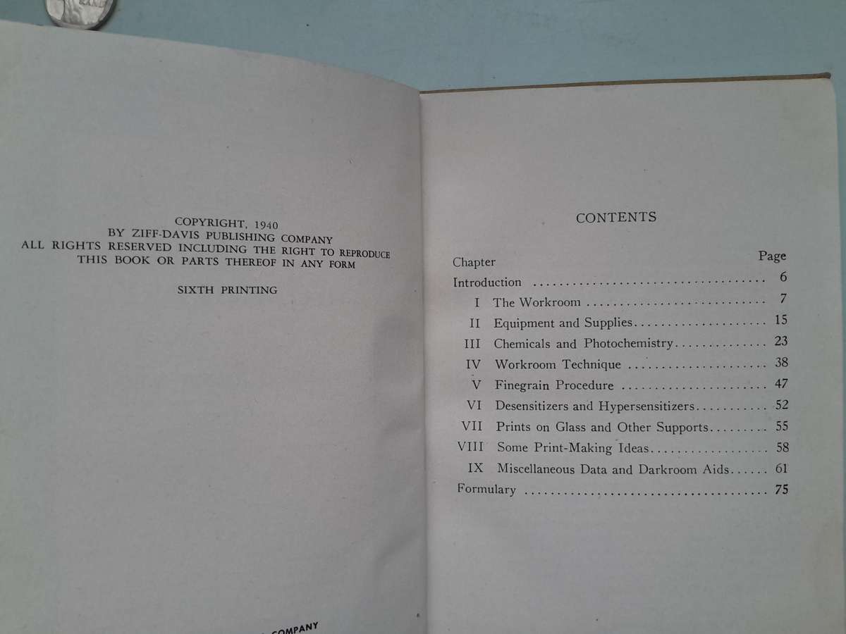 DARKROOM HANDBOOK AND FORMULARY - MORRIS GERMAIN.