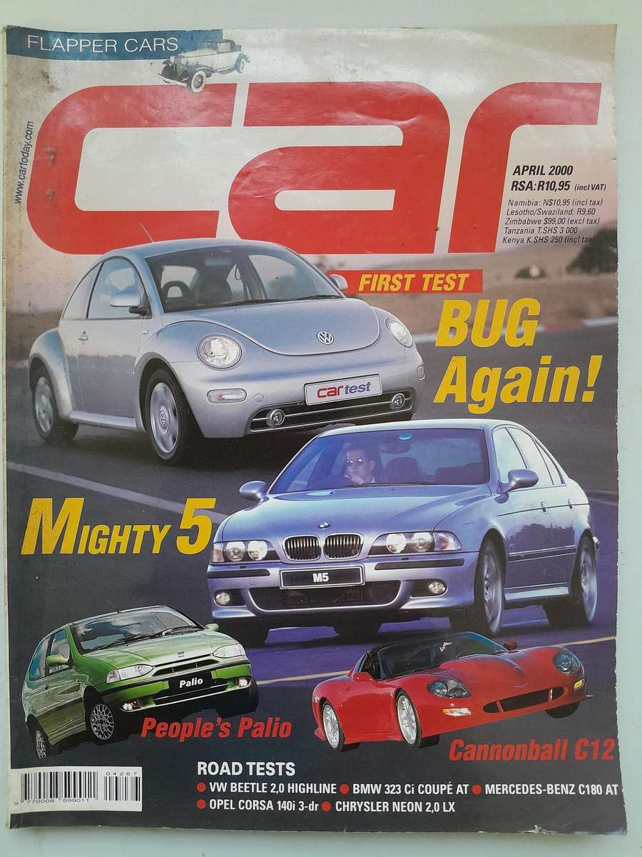 CAR MAGAZINE - April 2000. - A few pictures have been cut out.