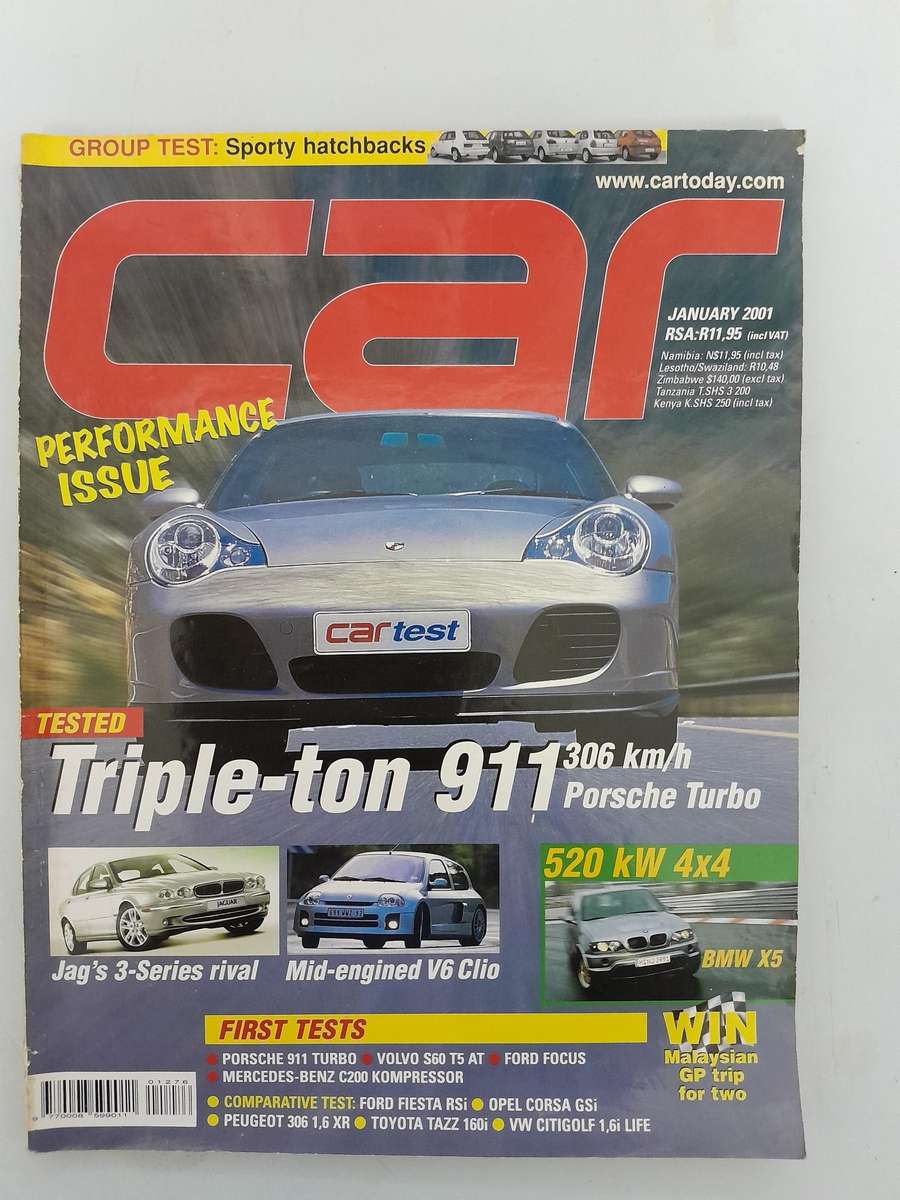 CAR MAGAZINE - January 2001.