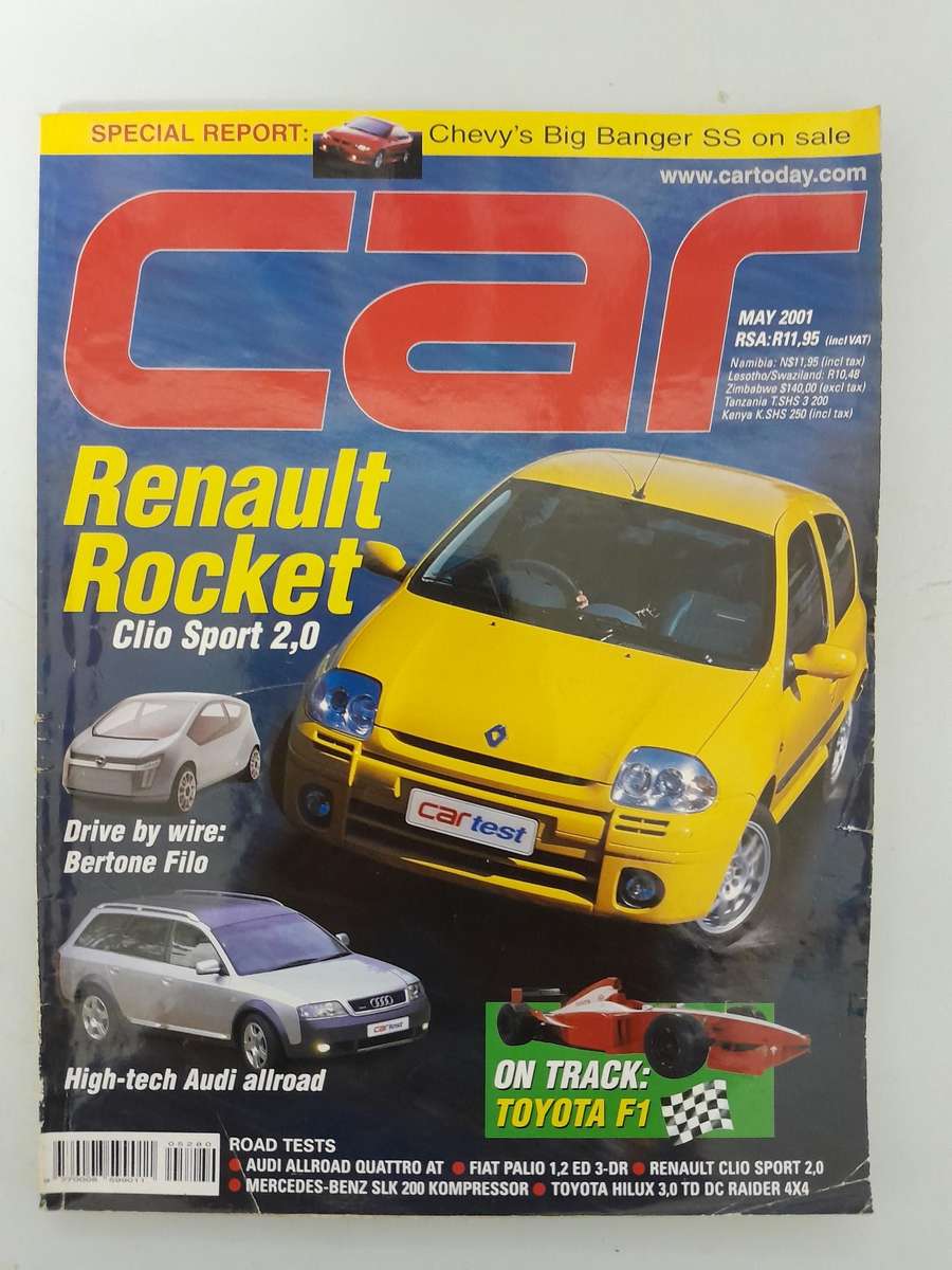 CAR MAGAZINE - May 2001 and June 2001.