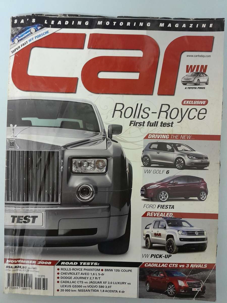 CAR MAGAZINE - November 2008 and December 2008.