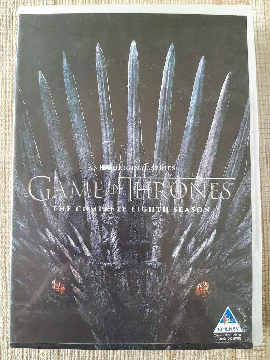 GAME OF THRONES DVD'S - ALL SEASONS (1 TO 8)