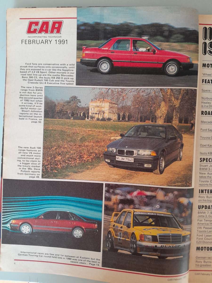 CAR MAGAZINE - February 1991 and June 1991.
