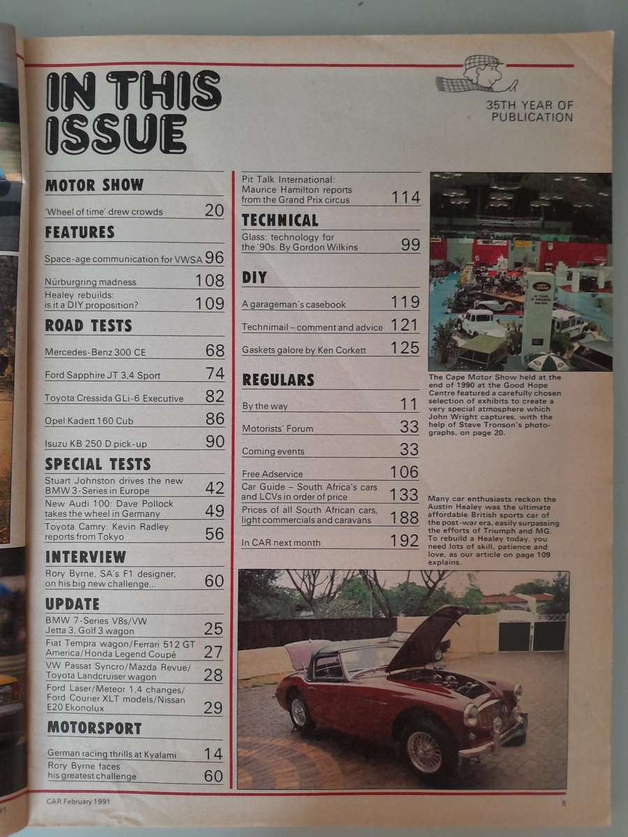 CAR MAGAZINE - February 1991 and June 1991.