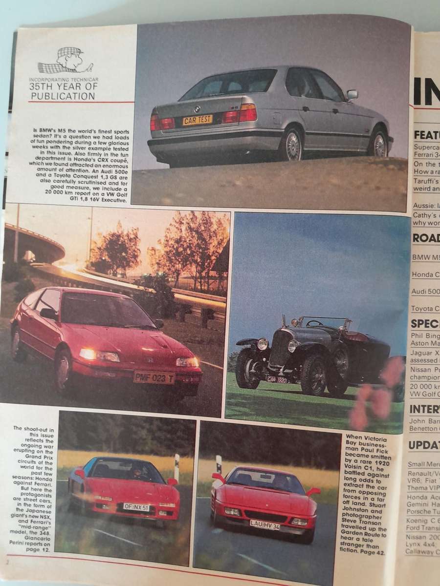 CAR MAGAZINE - February 1991 and June 1991.