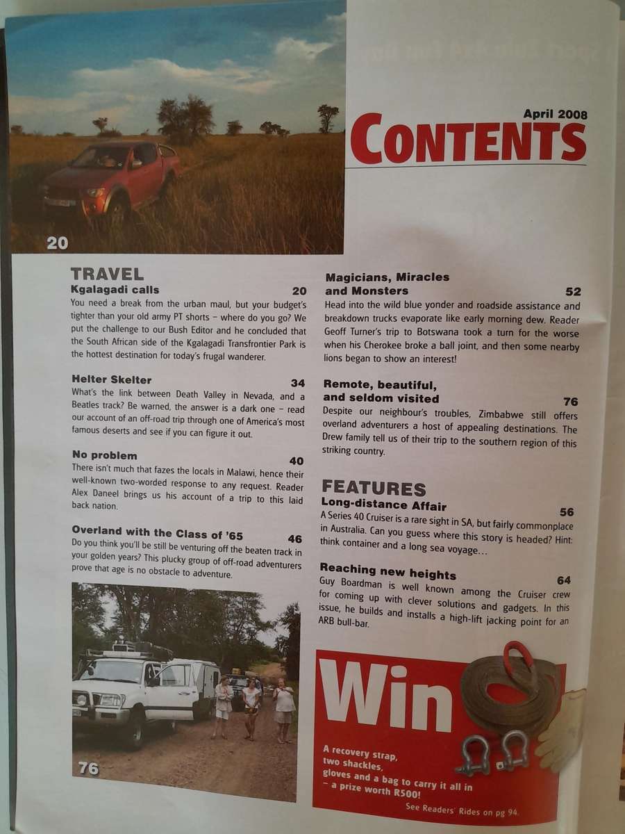 SA 4x4 April 2008.