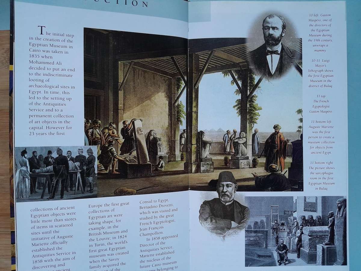 THE TREASURES OF ANCIENT EGYPT - THE COLLECTION OF THE EGYPTIAN MUSEUM IN CAIRO.