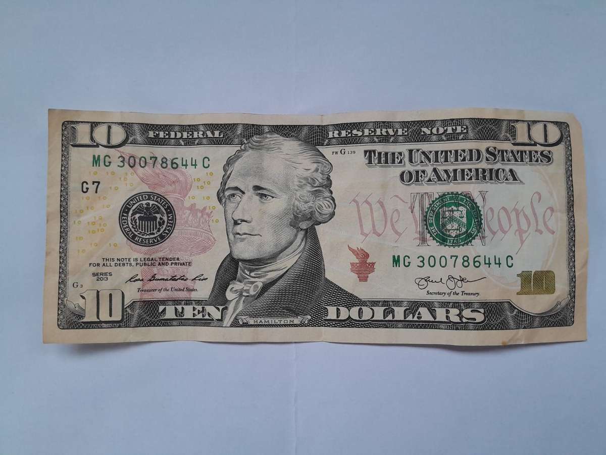 US 10 Dollars - 2013 Series.