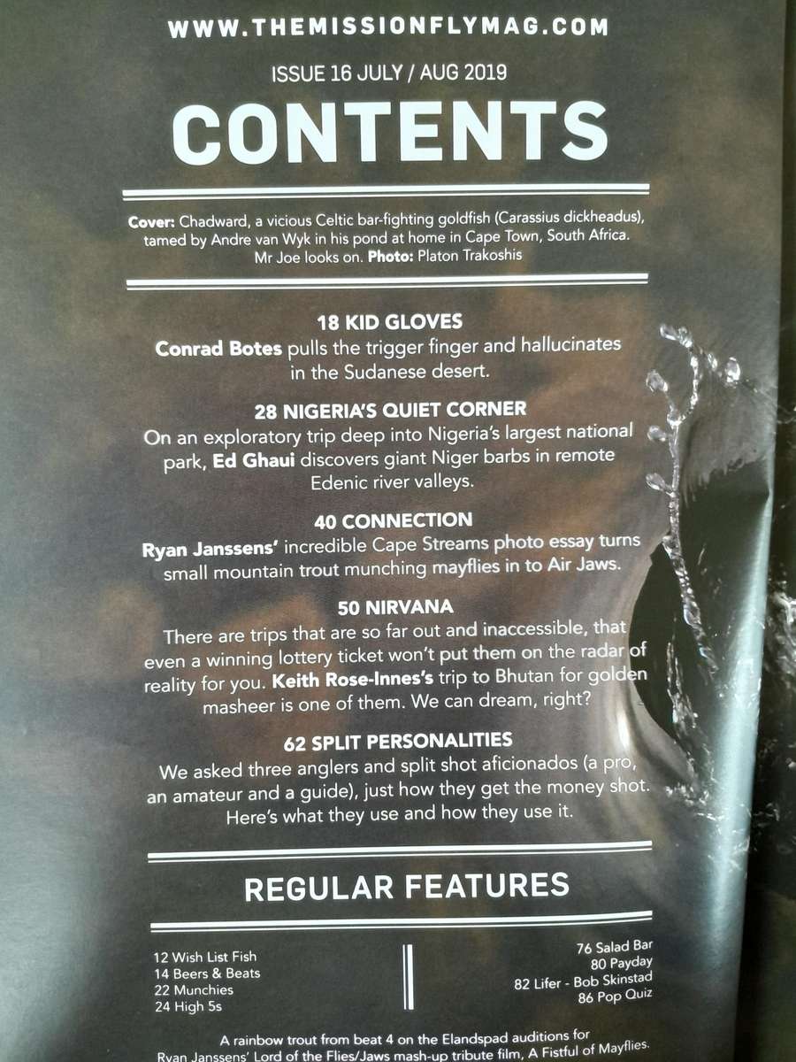 The Mission - The Cult of Fly Fishing - Issues 15 to 19. (5 Magazines)